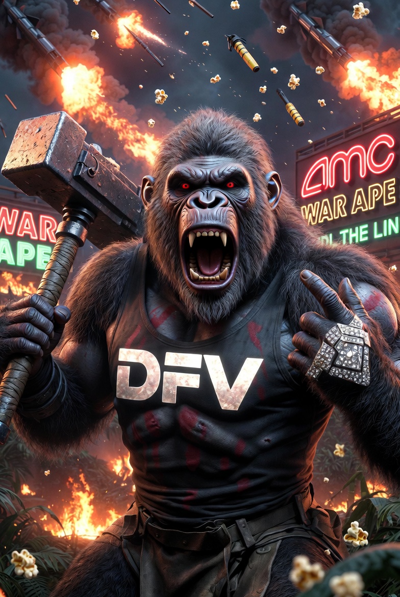 Official_MrRic's tweet photo. $AMC = DEEP FU**IN VALUE and Wall Street is STILL blind as hell...
 👉 P/S ratio? A ridiculous 0.2x. The industry average is 1.2x+. That’s not “cheap”… that’s straight-up criminal undervaluation. 
🔴 They just refinanced debt out to 2031, slashed interest expense, narrowed losses, and are walking into the strongest 2026 box office slate in years. Shorts are still at 22%. Apes own the float. 
🔴👉 DFV @TheRoaringKitty  didn’t just coin “Deep Fucking Value” for fun. He taught us how to see what the suits refuse to see. 👉 This isn’t a gamble.
👉 This is a generational value play hiding in plain sight. Diamond hands never flinched. 💎
The rocket fuel is already loaded. #APESNOTLEAVING