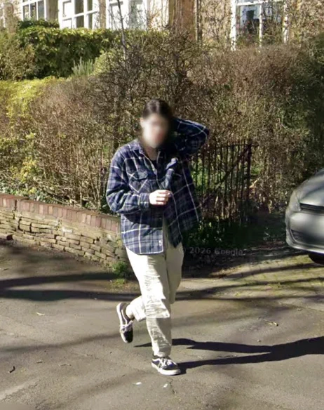 picture of me on street view