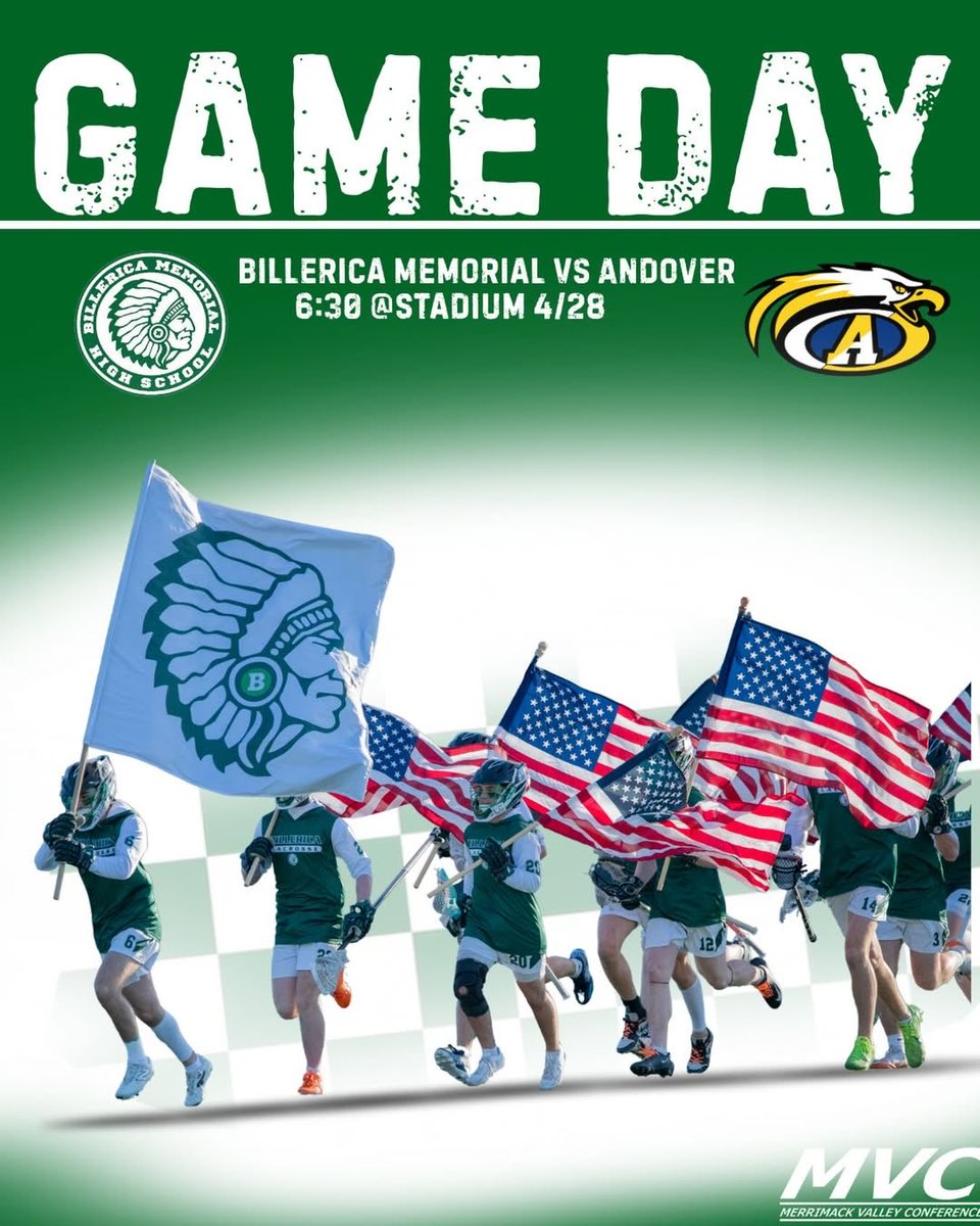 LaxBillerica's tweet photo. Game Day.  MVC game tonight at home against Andover.  6:30 start. #letsgoooo #billericalax @TheValley_Daily @nweitzer7 @BConn63 @bostonlaxnet @MS_HS_LAX https://t.co/sJB1pD5msZ