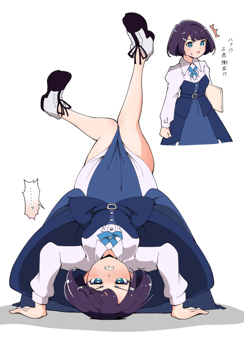 3nu_m's tweet photo. これは三点倒立する麻布麻衣(ありえない) https://t.co/JREoxzI0A9