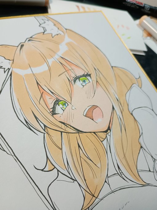 塗ってる最中撮ることないけどめいちゃん金髪…ヤンキーや