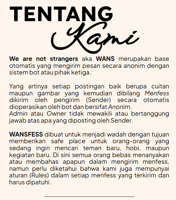 We are not strangers tweet media