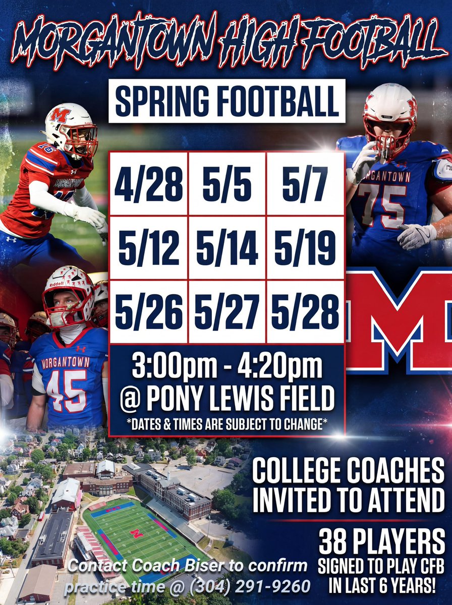 Morgantown Mohigan Football tweet media
