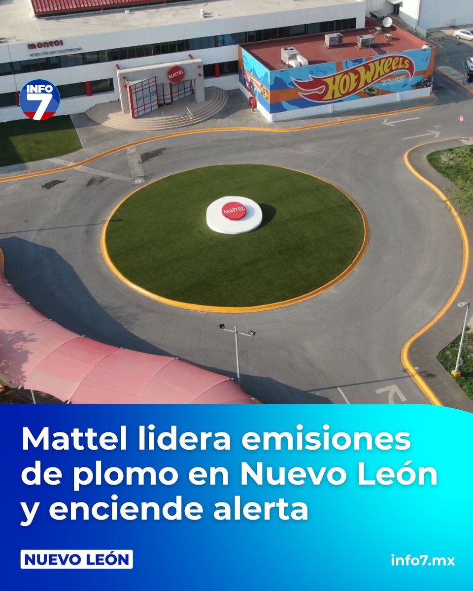 🔴Ironías de la vida: la empresa Mattel, fabricante de juguetes que dan felicidad a los niños, es también la mayor emisora de plomo en la urbe regia, una de las sustancias más peligrosas para el desarrollo infantil.

Ubicada en el Libramiento Noreste, en el municipio de Escobedo,