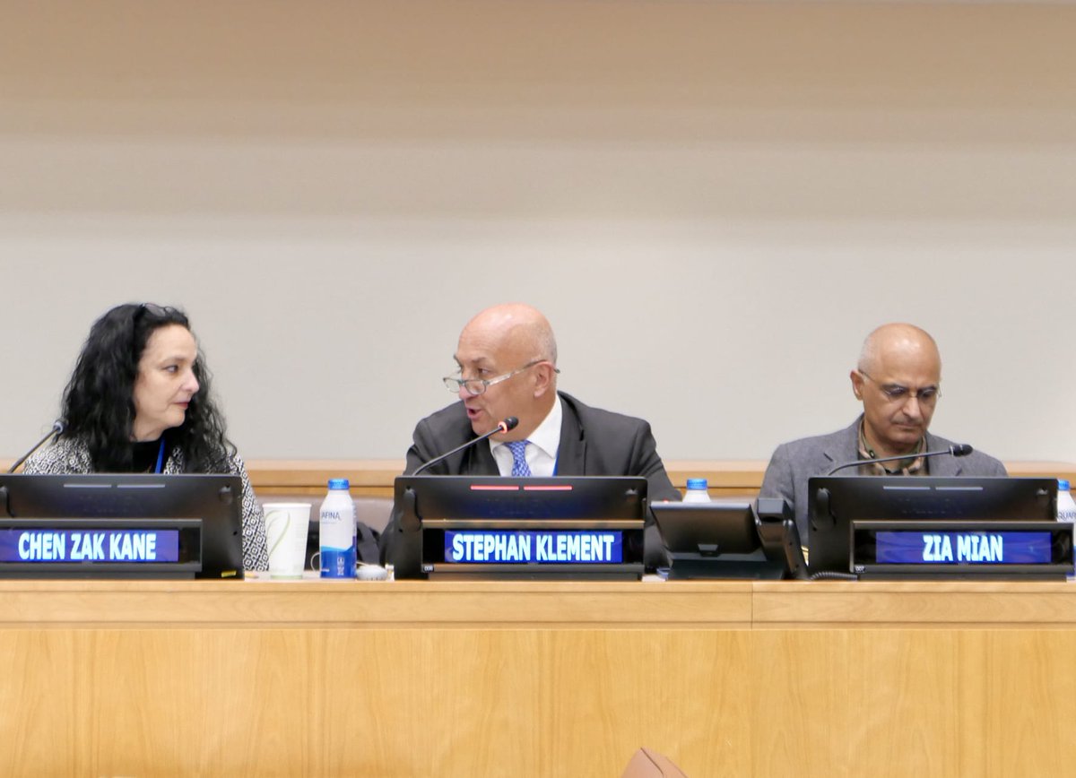 Amb_Klement_EU's tweet photo. Many thanks to @UNIDIR for a vital discussion on nuclear energy trends in the Middle East—especially amid evolving security &amp; tech shifts. Grateful to the panellists for their sharp insights! #EU’s firm support for the #NPT &amp; a #WMDFreeZone in the region
#NPTRevCon https://t.co/pIFo0iEgdj