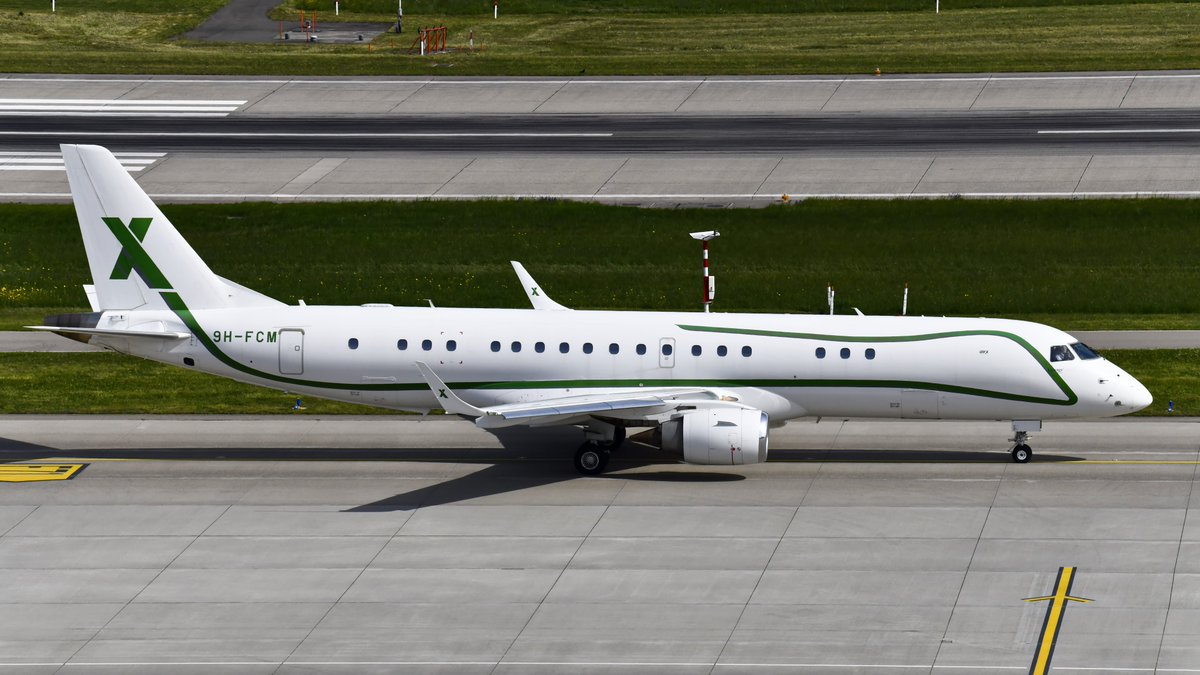 9H-FCM | Embraer Lineage 1000 | AirX Charter | 28.4.26 zrh