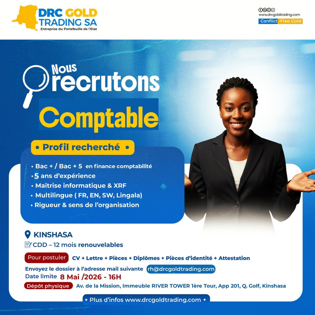 DRC GOLD TRADING SA tweet media