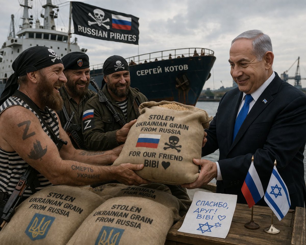 <a href="/ZelenskyyUa/">Volodymyr Zelenskyy / Володимир Зеленський</a> After the war is over, Israel must compensate Ukraine for all stolen goods..

Despicable behavior by Israel 🤬