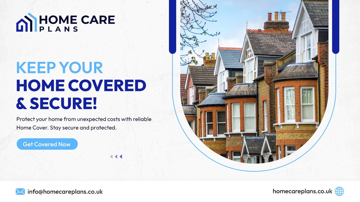 homecareplans1's tweet image. Protect your home with reliable Home Cover! Ensure you're prepared for unexpected costs and keep your home secure.

#HomeCover #HomeProtection #HomeSecurity #AffordableCover #HomeCarePlans #SecureHome #StayProtected #PeaceOfMind #ReliableCoverage #ProtectYourHome