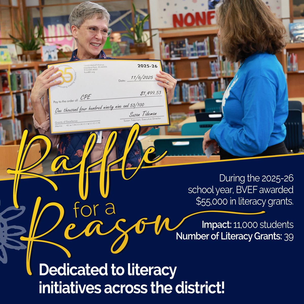 Blue Valley Educational Foundation tweet media