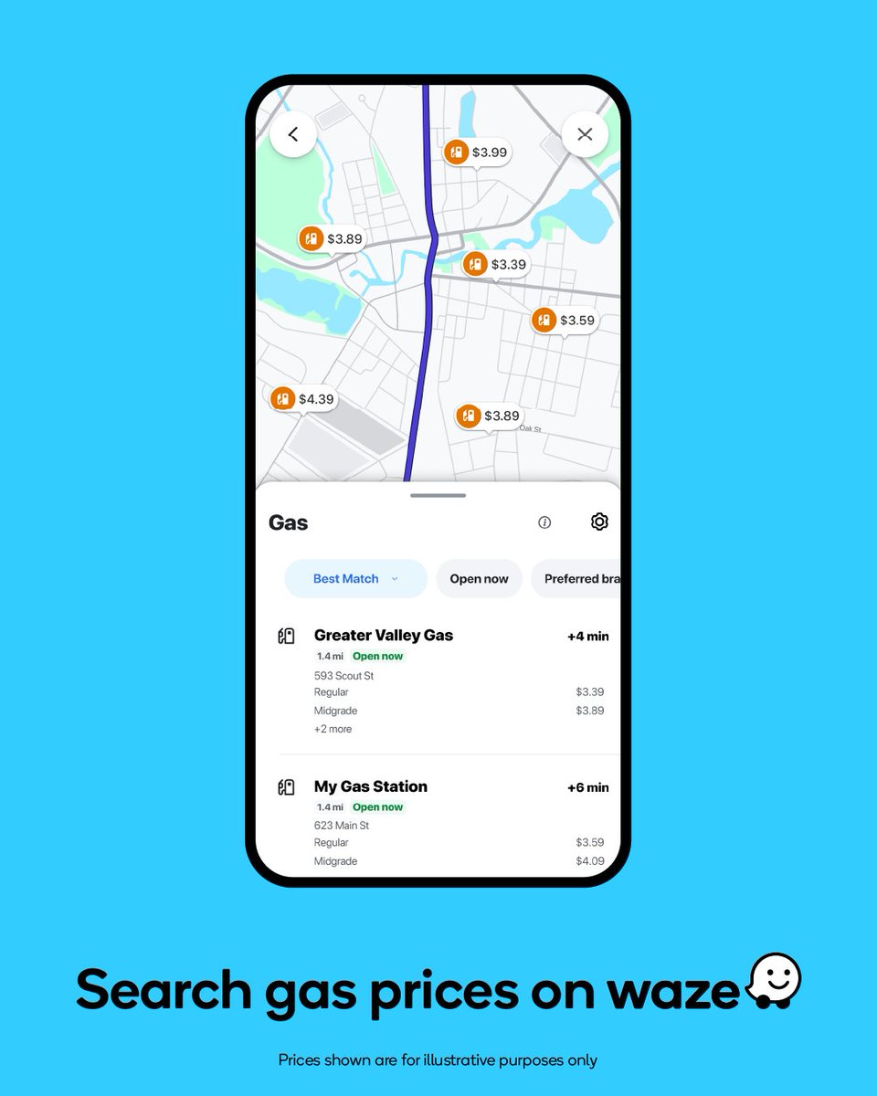 ¿Quieres encontrar la gasolina más barata? ⛽🤔 ¡Waze es tu mejor aliado!

No solo puedes buscar los precios más bajos cerca de ti, sino que también puedes REPORTAR los nuevos precios para ayudar a la comunidad. 🗺️✨ ¡Actualiza, ahorra y comparte la ruta! 🚗💨 #WazeCommunity