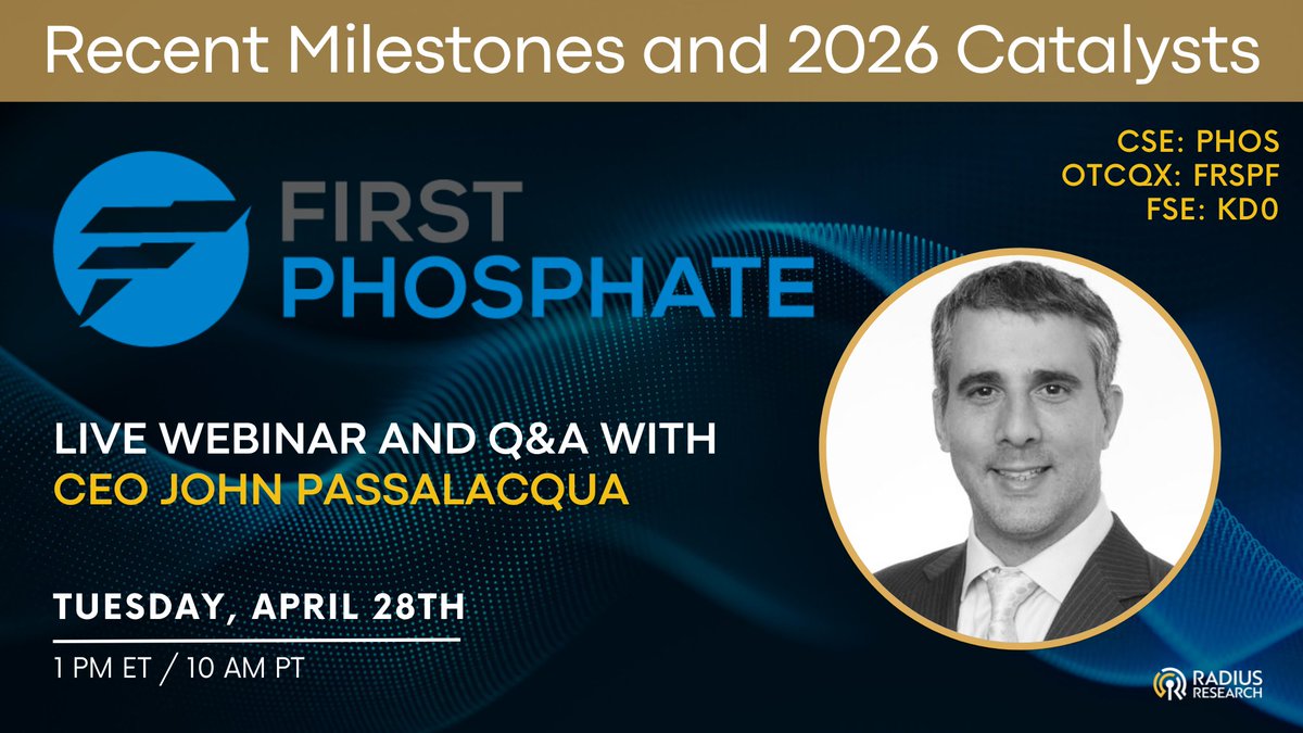 First Phosphate Corp tweet media