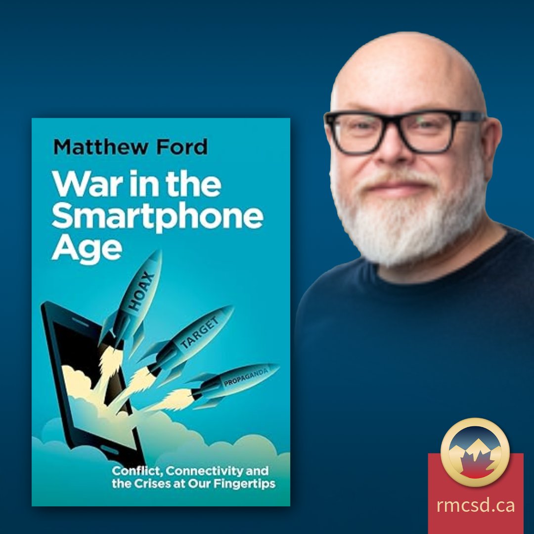 TheRAUSI's tweet image. #ModernWarfare isn't just on the battlefield; it's in your pocket. Join our fireside chat on civilians &amp;amp; conflict with Matthew Ford. Explore how tech reshapes war, blurring lines between combatants &amp;amp; civilians. rmcsd.ca

 #SecurityStudies #DigitalWarfare