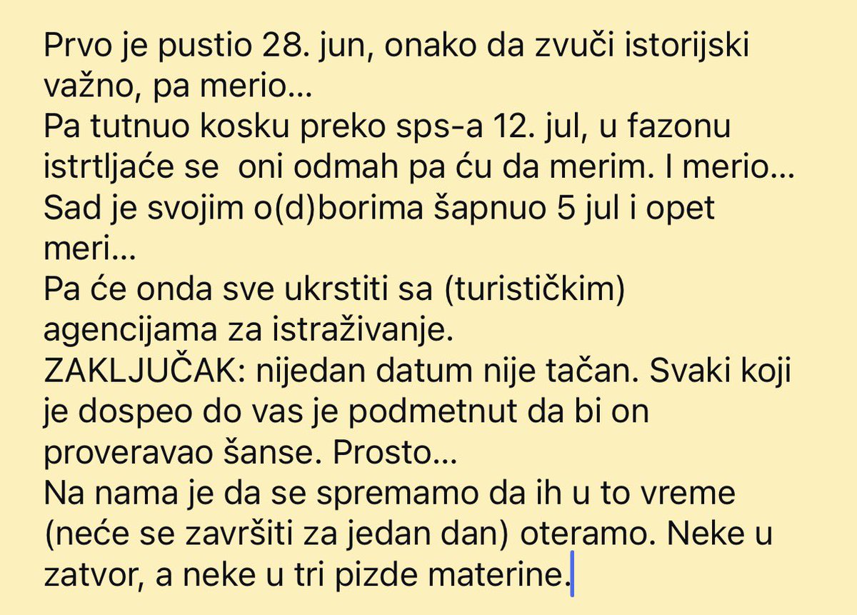 Datum izbora.