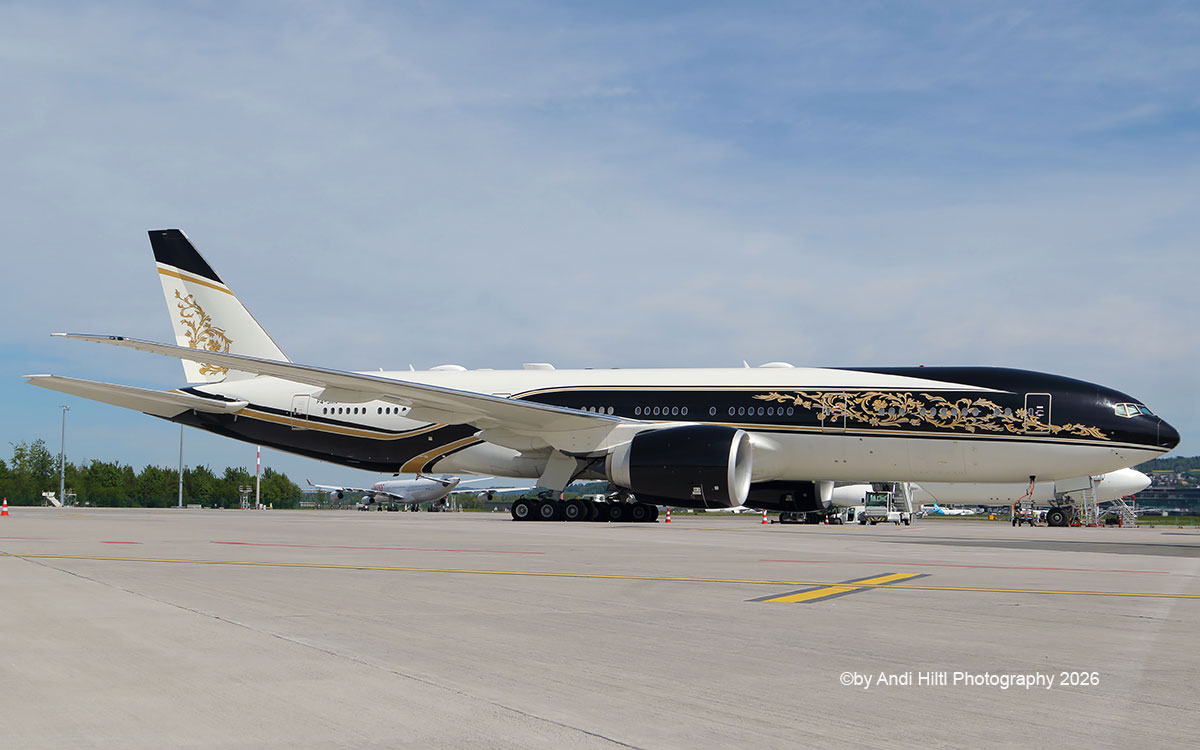 DC10lover's tweet image. Government of Equatorial Guinea Boeing B777-2FBLR P4-SKN / ZRH 26. April 2026
Definitely one of the most beautiful B777s flying around the world
@BoeingAirplanes @zrh_airport #avgeeks #aviation #aviationlovers #aviationdaily @AviationMags  #aviationphotography #jetphotos #zrh
