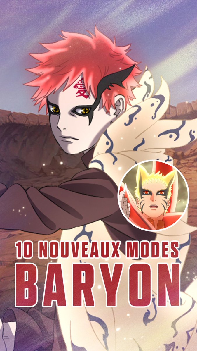 DarkowsOff's tweet image. Les 10 nouveaux modes Baryon ! #shorts #reels #naruto #narutoshippuden #boruto #anime #manga #mangas