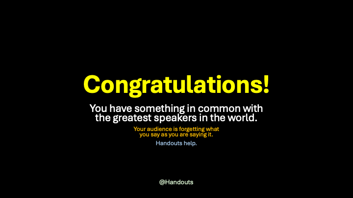 JoelHeffner's tweet image. Most presenters ignore the most important part of a serious presentation. Do you?
#presentation #speaker #teacher #professor #creativity #handouts #Toastmasters