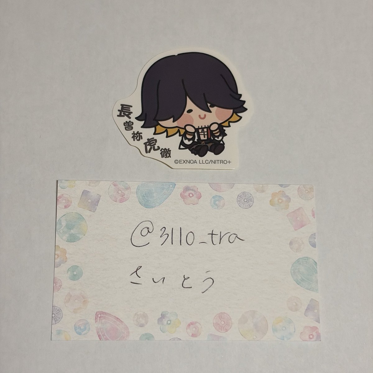 3110_tra's tweet photo. @tu_ku_ne__ こんばんは。お声がけありがとうございます。長曽祢さん1点お譲り可能です。お取引の為、フォロー失礼しますね。フォロバ確認後に詳細をDMいたしますので、どうぞよろしくお願いいたします。 https://t.co/KAlOZmrjjO