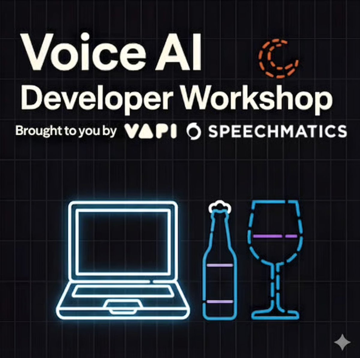 Last call for London builders  On Wednesday, April 29, we're teaming up  with @Vapi for a hands-on workshop on building a production-ready voice  agent, from prompt to phone number.  We'll