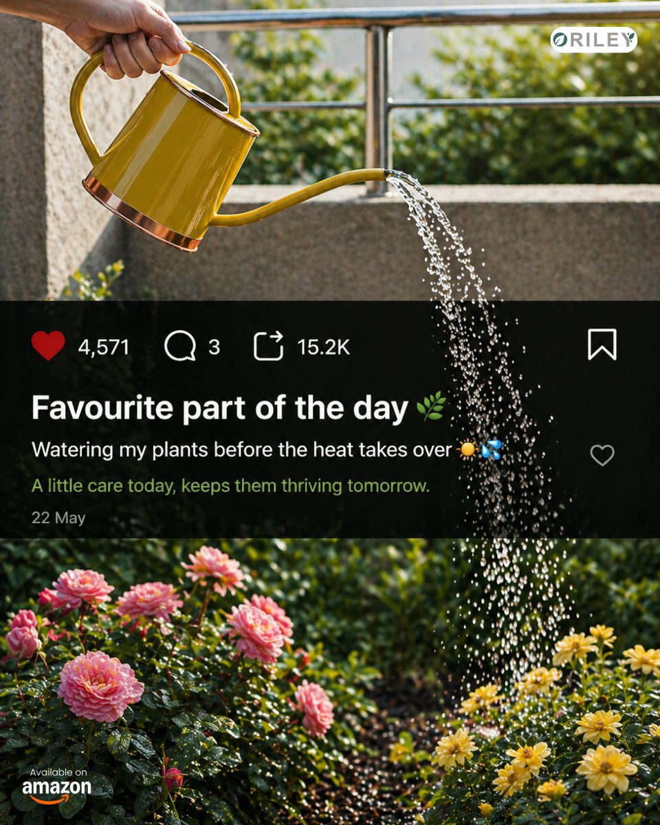 orileystore's tweet photo. A little water, a little care—and your plants thank you with beauty every day.
Make plant care simple, soothing, and satisfying with ORILEY.
Because healthy plants = a happier space. 🌼

🛒 Available on Amazon

#Oriley #PlantCare #GardeningLife #WateringPlants #HomeGarden https://t.co/EDX4V6tSKu