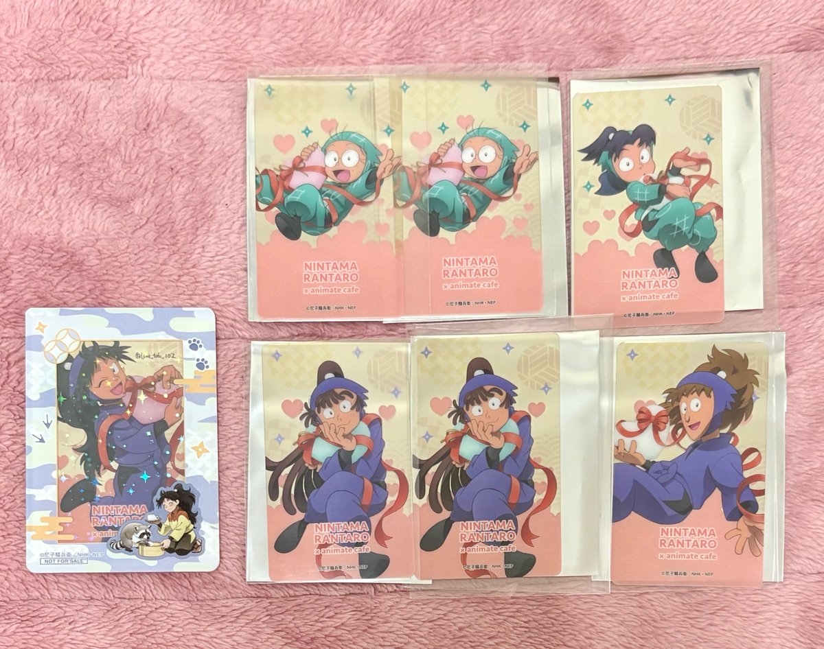 忍たま乱太郎　アニメイトカフェ　はぁとふる大作戦　クリアカード　未開封 10点 忍たま乱太郎 はぁとふる大作戦の段 カフェ in 池袋/名古屋 2月12日開始!