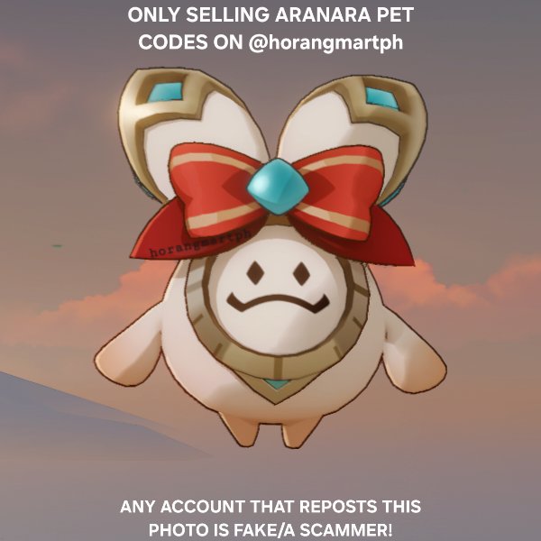 wts selling aranara pet code tweet media