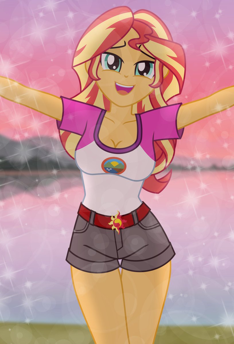 BlastDraws's tweet image. Although the memories from summer camp weren't exactly the fondest, we embrace the moments where we really felt the sunshine, yes?

#EquestriaGirls #CommissionsOpen