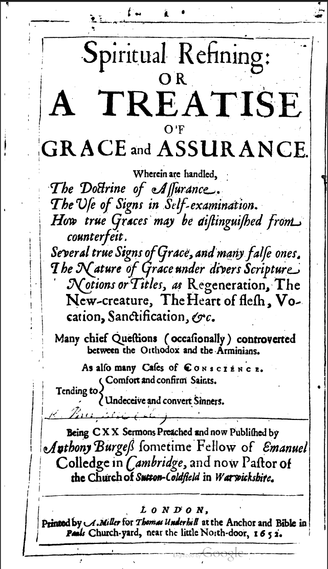 So we're doing this again, guys?

Westminster Larger Catechism:

"Q. 32. How is the grace of God manifested in the second covenant?

A. The grace of God is manifested in the second covenant, in that he... promiseth and giveth his Holy Spirit to all his elect... to enable them
