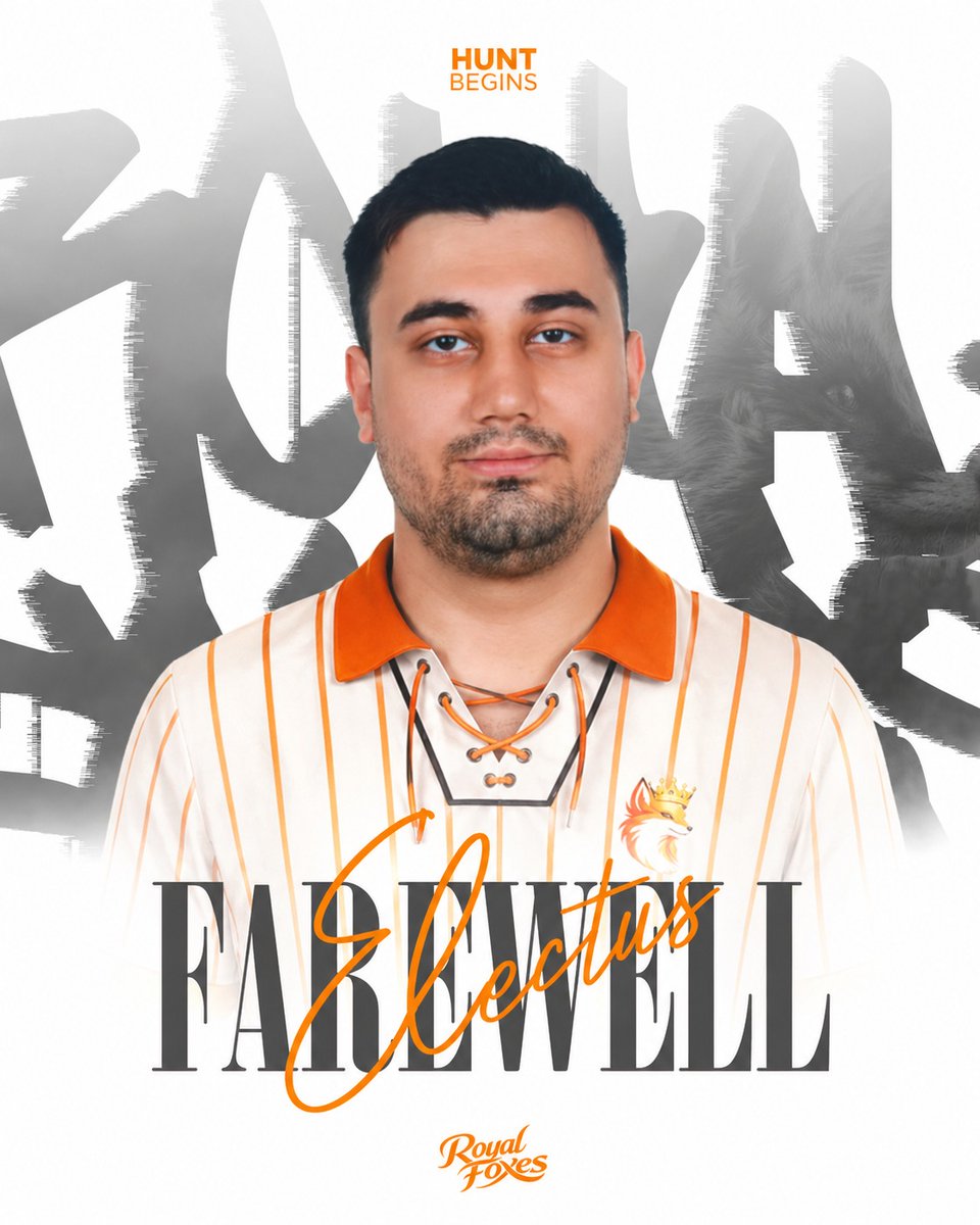 royalfoxesgg's tweet photo. CS takımı koçumuz Furkan "Electus" Kaplan'a veda ediyoruz.

Bugüne kadar verdiğin emekler ve takıma kattığın her şey için sana minnettarız. Bundan sonraki kariyerinde ve hayatında sana en içten dileklerimizle başarılar diliyoruz.

Yolun hep açık olsun koç. @electuscaster ❤️ https://t.co/Uy3otUUSPI