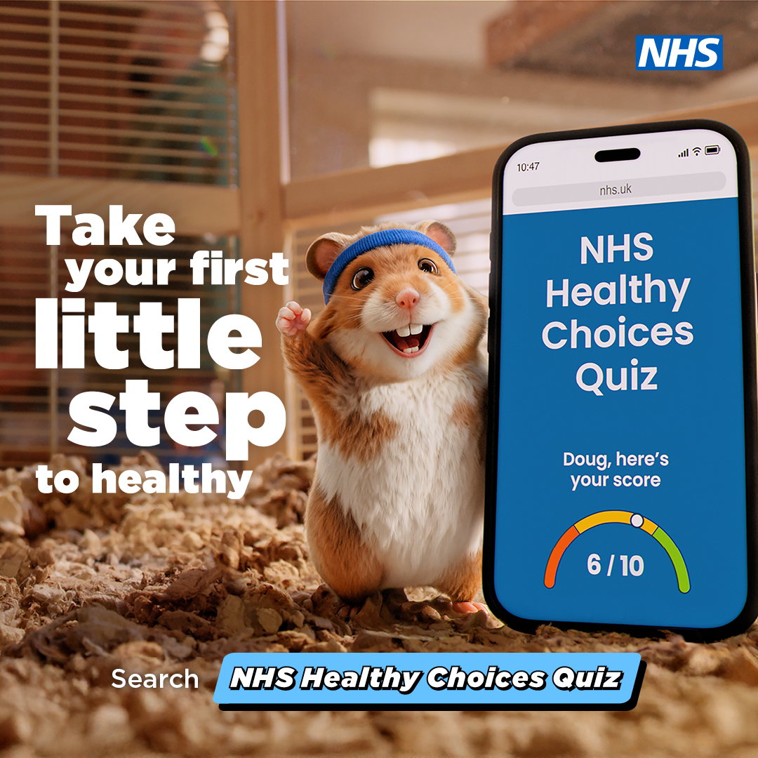 SunlightGP's tweet photo. Are you ready to improve your overall health and wellbeing, but not sure where to start? The free NHS Healthy Choices Quiz gives you guidance, based on your answers, to help you live a healthier life.

Visit https://t.co/0wjPKO0sKr https://t.co/sMW6aKRLp1