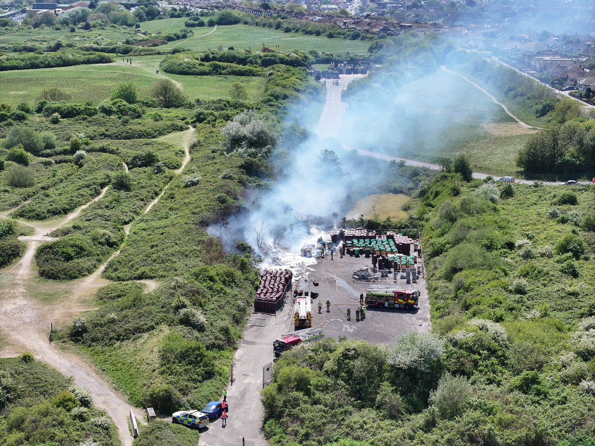 brightonsnapper's tweet image. East Sussex Fire mobilised to Sheepcoate Valley #Brighton, quickly extinguished :-) @EastSussexFRS  more on @brightonargus