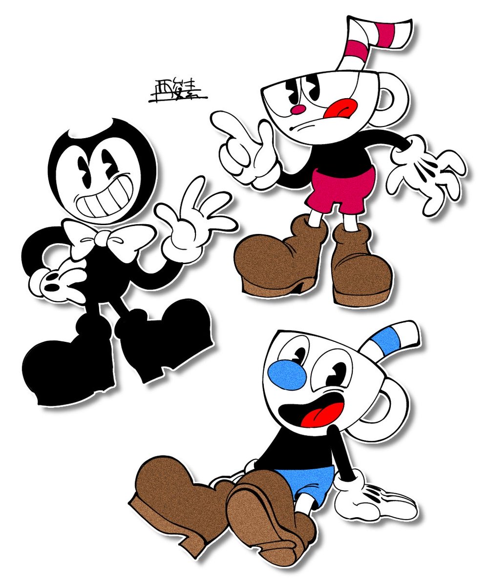 AFkUhEltNl99965's tweet image. #Bendy #Cuphead