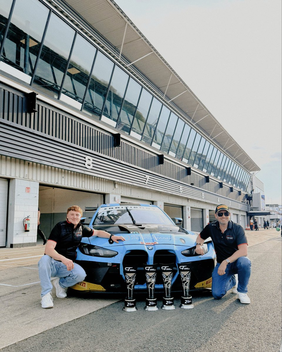 Century_Msport's tweet image. Debut. Domination. Leaders. 🏆

From P12 to P2 overall, Charles Clarke and Jonathon Beesan storm to the podium on debut in the British GT Championship. Faultless strategy, zero mistakes.

GT3 Silver-Am championship leaders. 🔥
#britishgt #britishgtchampionship #silverstonecircuit