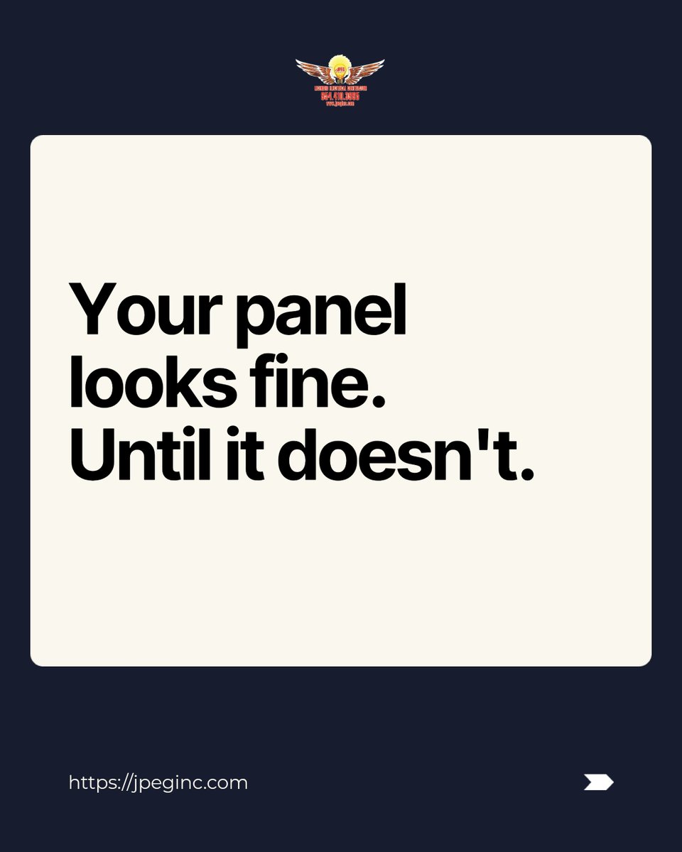 markarruda69919's tweet image. Unsafe panels rarely give a polite warning. We expose hidden failures in your electrical system, document them in plain language, and help you correct risks before they turn into downtime or fire.

#electricalsafety #commercialmaintenance #infraredinspection