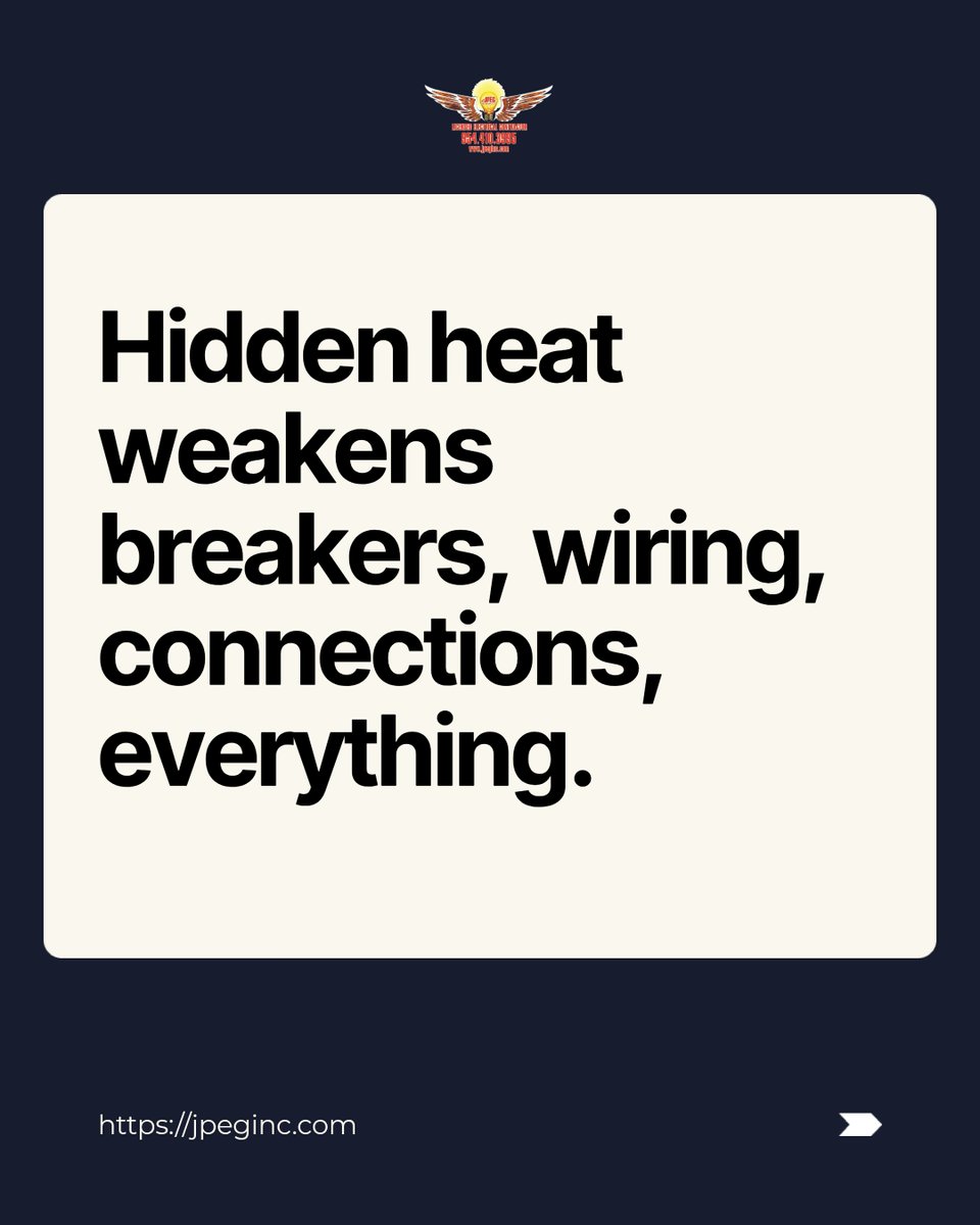 markarruda69919's tweet image. Unsafe panels rarely give a polite warning. We expose hidden failures in your electrical system, document them in plain language, and help you correct risks before they turn into downtime or fire.

#electricalsafety #commercialmaintenance #infraredinspection