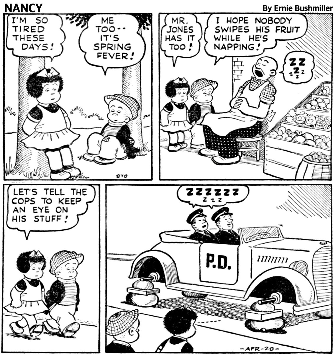 Nancy Comics by Ernie Bushmiller tweet media