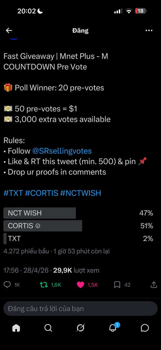 Luuiioohaannn's tweet photo. @SRsellingvotes for #CORTIS https://t.co/JRDsXWkkDS