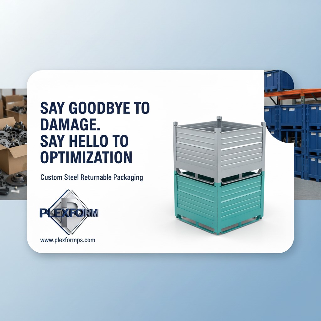 PlexformPS's tweet photo. Every time a part ships in a flimsy cardboard box, you're gambling with inventory you already own. Dents, scratches, broken components — it adds up fast, and most of it never gets tracked.

You're not just losing parts. You're losing time chasing claims, reordering stock, and ... https://t.co/JDlNACHKVX