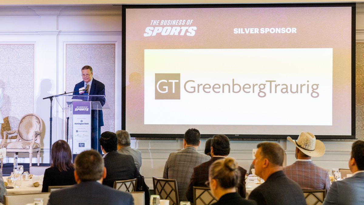GT_Law's tweet image. GT was a Silver Sponsor of Houston Business Journal’s 2026 Business of Sports event: The College Athletics Power Play, featuring a panel of athletic directors exploring how college athletics are reshaping American business. #BusinessOfSports #SportsLaw #GTSports #CollegeAthletics