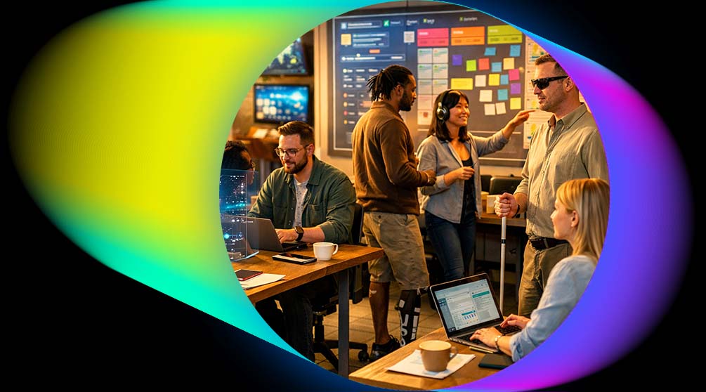 IngramMicroUSA's tweet image. Are you leveraging AI as accessibility tools yet?

From notetaking to finding sales opportunities—we’ll show you how AI can do more for you: bit.ly/4mOYSOT

#IngramMicro #AI #AIassistant #accessibilitytools #accessibilitytech