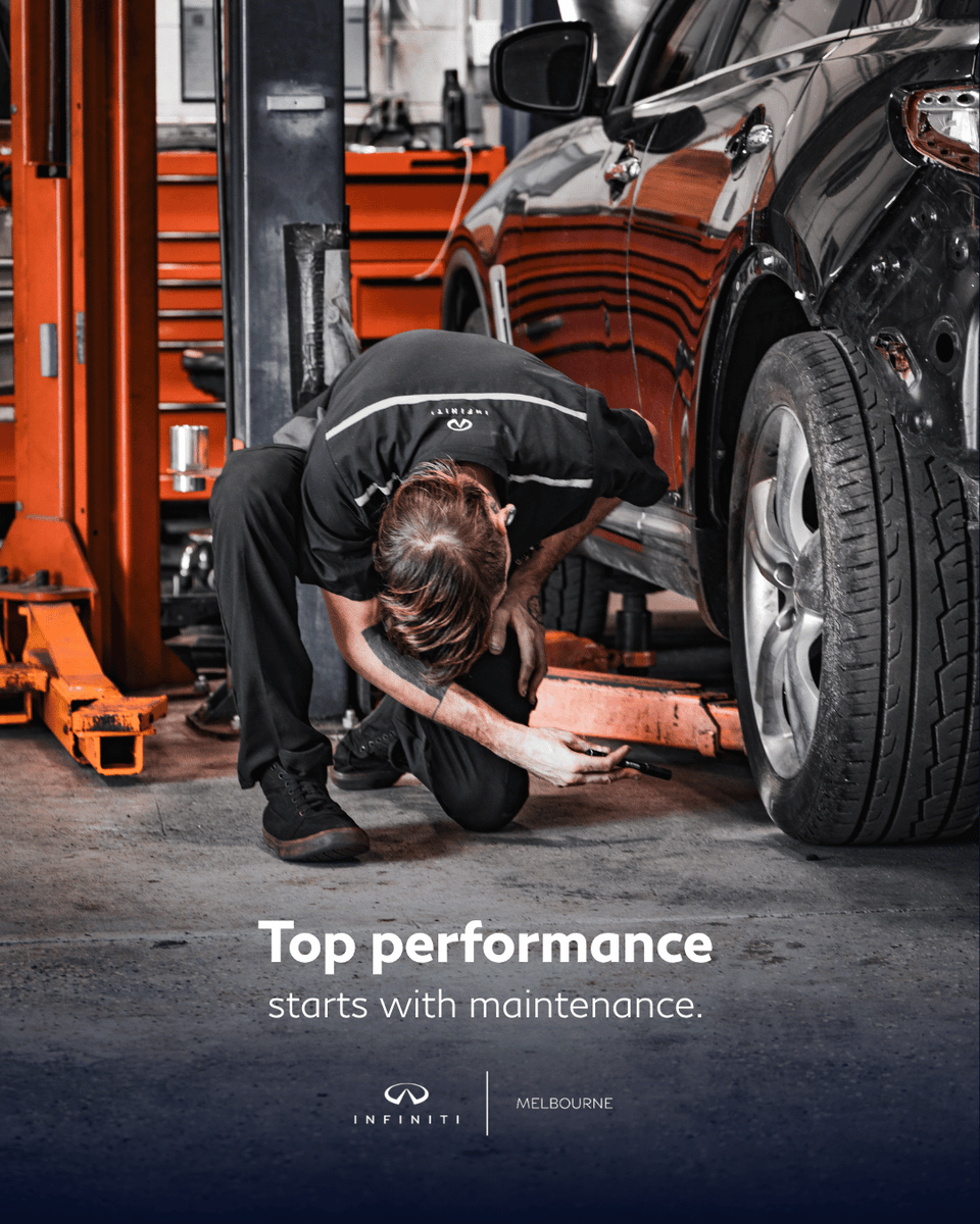 InfinitiofMelb2's tweet image. Keep your INFINITI performing at its best with expert care you can trust.

From routine maintenance to precision service, our team is here to keep you driving with confidence every mile.

#INFINITI #CarCare #AutoService #VehicleMaintenance #INFINITIofMelbourne #LuxuryVehicles