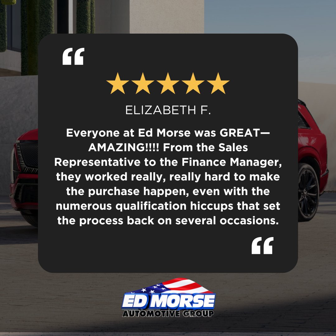 EdMorseAuto's tweet photo. Behind every set of keys is a team committed to delivering the best possible experience and a customer who trusted us every step of the way 💪

We’ve always got your back and truly appreciate the opportunity to be part of your journey. https://t.co/omJZvCXnoy