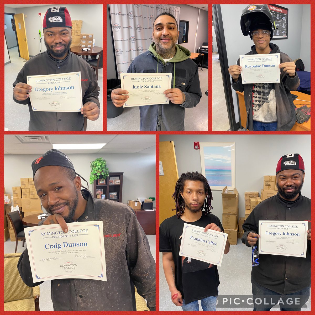 RemingtonEDU's tweet image. Remington College–Cleveland Campus 🔥Congratulations to our Combination Welding Dean’s &amp;amp; President’s List recipients! Keep pushing forward! 
#remingtoncollege #Cleveland #NationalWeldingMonth