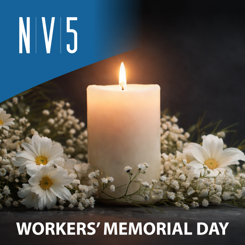 NV5_inc's tweet photo. Today, on Workers’ Memorial Day, we remember those who have lost their lives or been impacted by workplace incidents.

Learn more: https://t.co/eK5b5Snka2

#WorkersMemorialDay #WorkplaceSafety #HealthAndSafety #SafetyCulture #GlobalSafety #NV5 https://t.co/zpLYeYWjEm