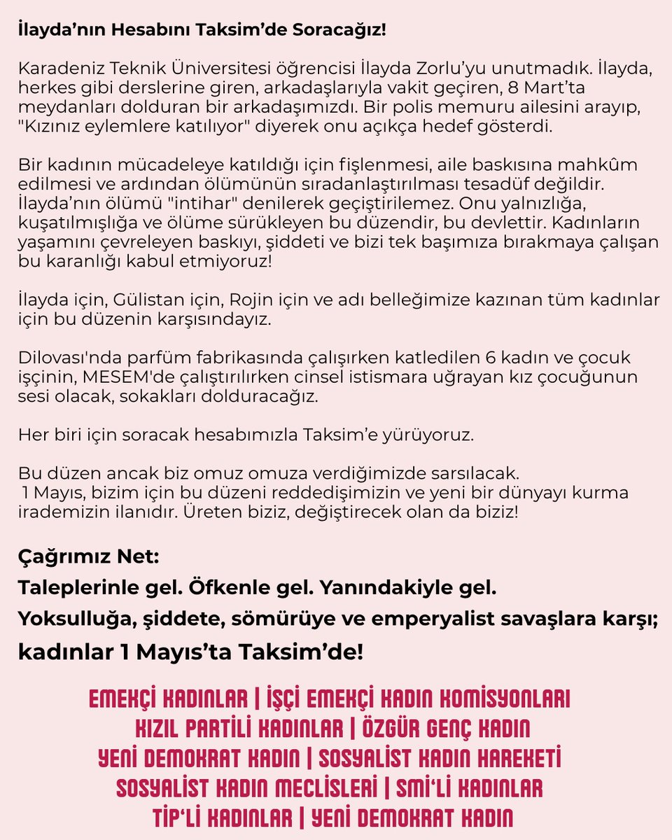 Kızıl Partili Kadınlar tweet media