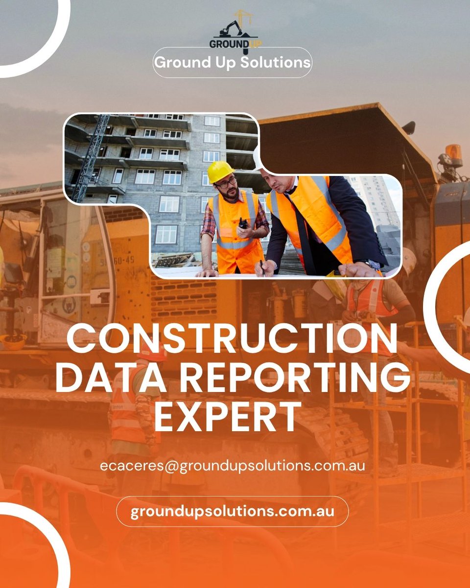 GroundUp_Ops's tweet image. Helping Australian construction companies turn complex project data into clear, actionable insights. Improve cost control, track performance weekly, and make smarter decisions with real-time reporting systems. #Construction #DataAnalytics #Australia