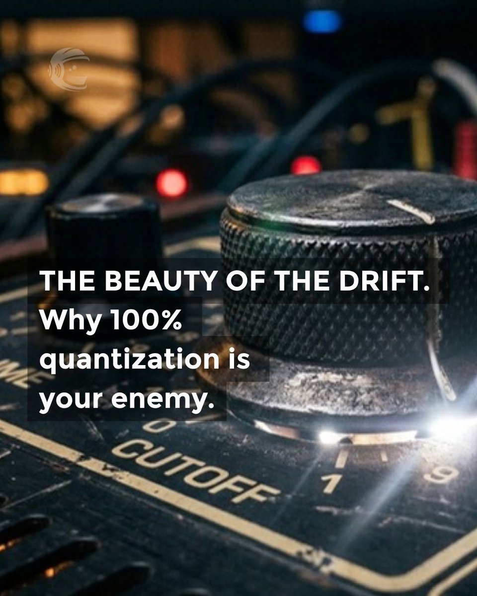 SonalSystem's tweet image. Quantization is a tool, not a cage. Add ±5-10ms of jitter to your sequences to find the human heart inside the machine. #MusicProduction #Beatmaker
