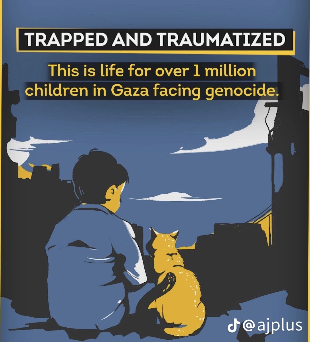 100_alpha's tweet image. Over 1 MILLION Children are Trapped &amp;amp; Traumatized while facing #Genocide in #Gaza. 

Where is the #UN?
Where is #ChildrenInNeed?
Where is #Justice? 
Where is #Humanity? 

 #DontStopTalkingAboutPalestine