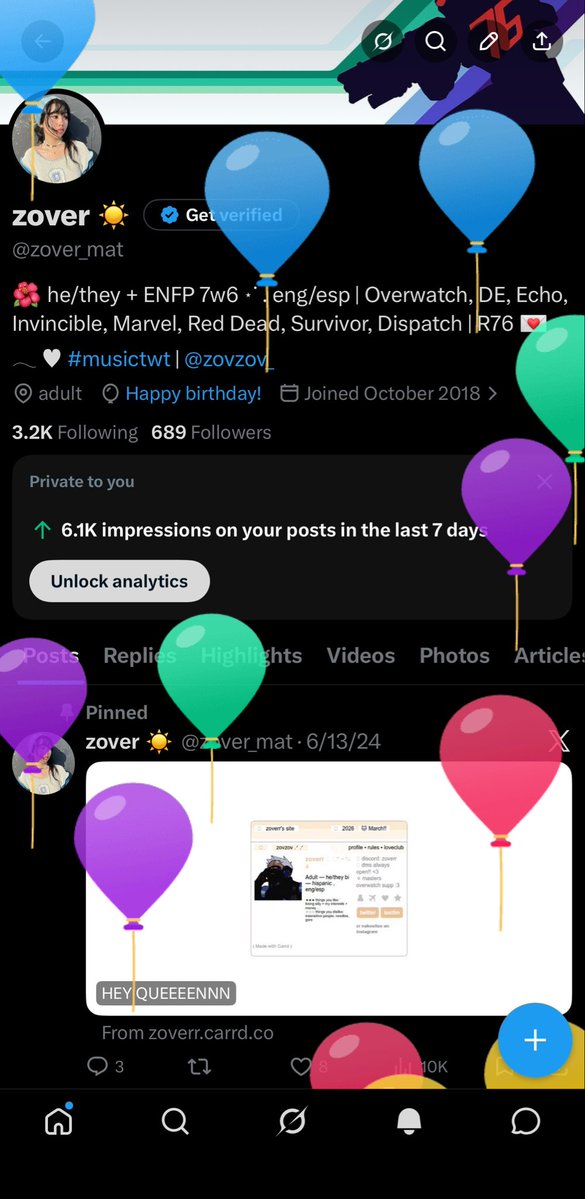 zover ☀️ tweet media