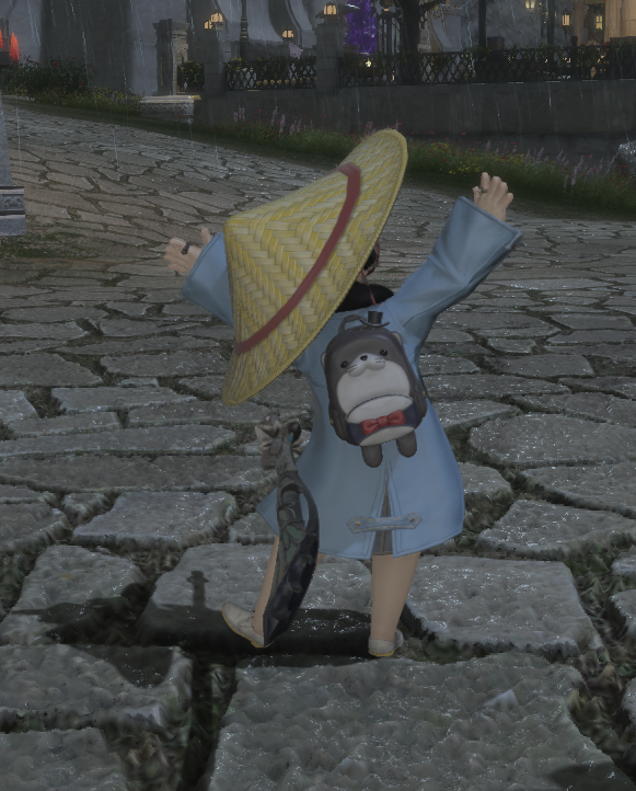 セニョールウソウソ・パックを装備したキャラクター